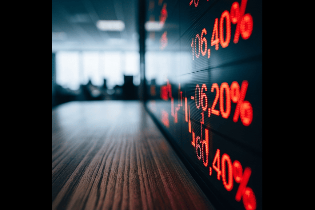 Stocks are in decline today as the government shutdown and a trade war work together to cause economic hardship.