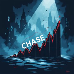 Chase Bank earnings are up but their stock is down.