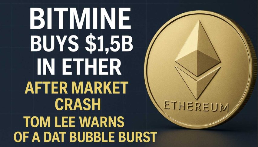 BitMine Buys $1.5B in Ether After Market Crash as Tom Lee Warns of a DAT Bubble Burst