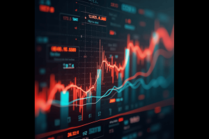 The Nasdaq stock index is up again today after falling jest before the weekend and is now close to its record high.