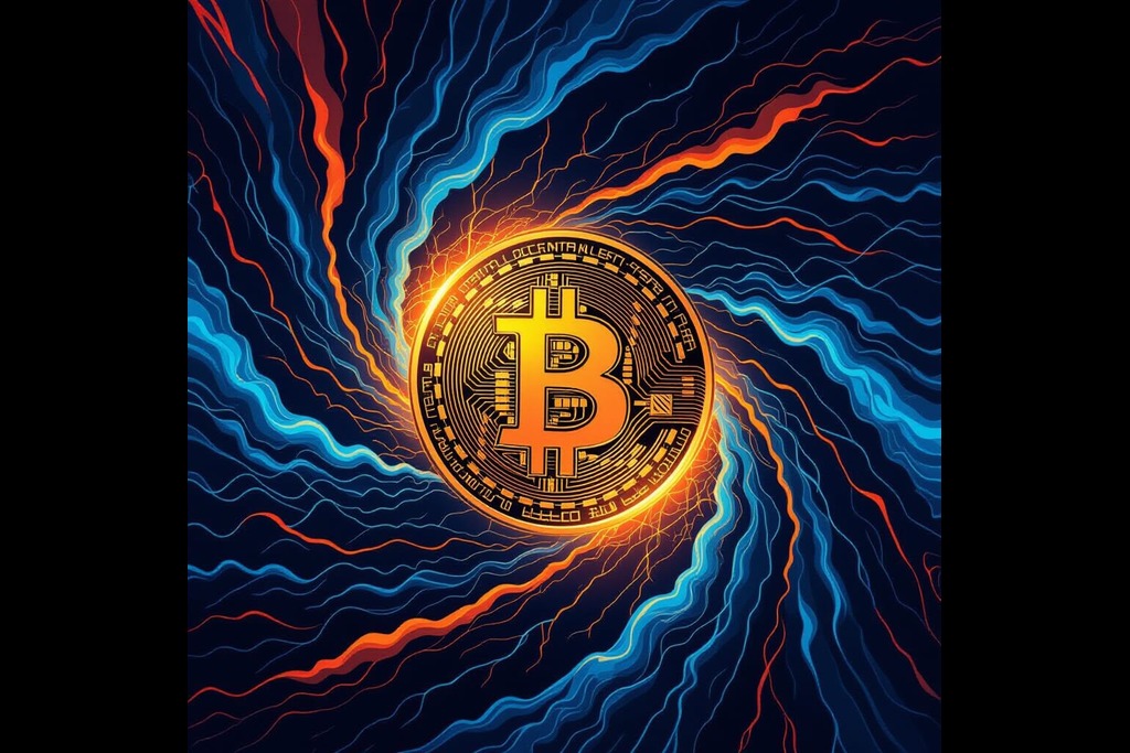 Bitcoin's price movement is unpredictable right now.