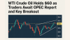 WTI Crude Oil Holds $60 as Traders Await OPEC Report and Key Breakout