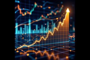 Tech stocks are down as the Dow Jones Rises.