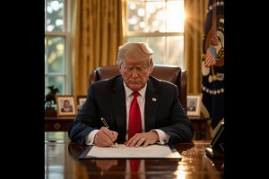 Trump signed the budget bill into law Wednesday night, opening government.