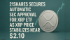 21Shares Secures Automatic SEC Approval for XRP ETF as XRP Price Stabilizes Near $2.10