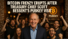 Bitcoin Frenzy Erupts After Treasury Chief Scott Bessent’s Pubkey Visit