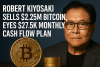 Robert Kiyosaki Sells $2.25M Bitcoin, Eyes $27.5K Monthly Cash Flow Plan