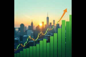 The Dow Jones index is setting a record high as other indices fall this week.