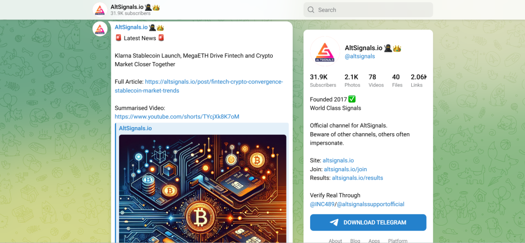 AltSignals.io Forex Signals Telegram AltSignals.io Forex Signals Telegram