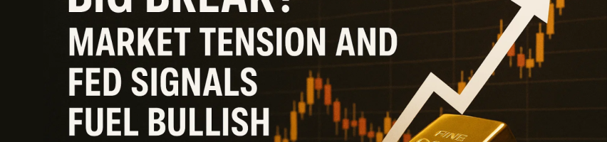Image for Gold Set for a Big Break? Market Tension and Fed Signals Fuel Bullish Setup