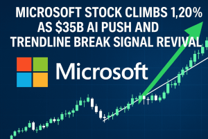 Microsoft Stock Climbs 1.20% as $35B AI Push and Trendline Break Signal Revival