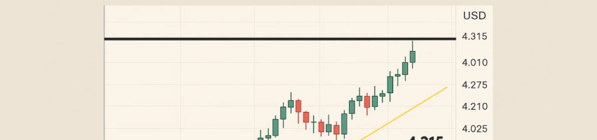 Image for Gold Week Ahead: $4,215 Breakout Eyes $4,315 as Fed Cut Bets Strengthen