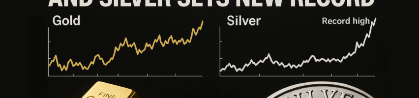 Image for Gold Jumps 6-Week High as Fed Cut Odds Hit 87% and Silver Sets New Record