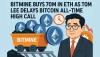 BitMine Buys $70M in ETH as Tom Lee Delays Bitcoin All-Time High Call