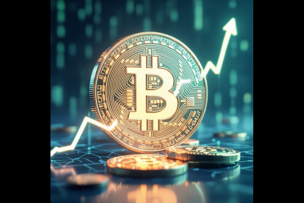 Bitcoin is up for today along with the stock market.