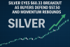 Silver Eyes $60.33 Breakout as Buyers Defend $57.50 and Momentum Rebounds