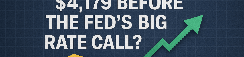 Image for Gold Week Ahead: Can Bulls Defend $4,179 Before the Fed’s Big Rate Call?