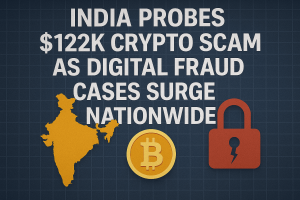 India Probes $122K Crypto Scam as Digital Fraud Cases Surge Nationwide