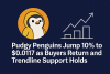 Pudgy Penguins Jump 10% to $0.0117 as Buyers Return and Trendline Support Holds