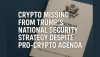 Crypto Missing From Trump’s National Security Strategy Despite Pro-Crypto Agenda