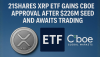 21Shares XRP ETF Gains Cboe Approval After $226M Seed and Awaits Trading