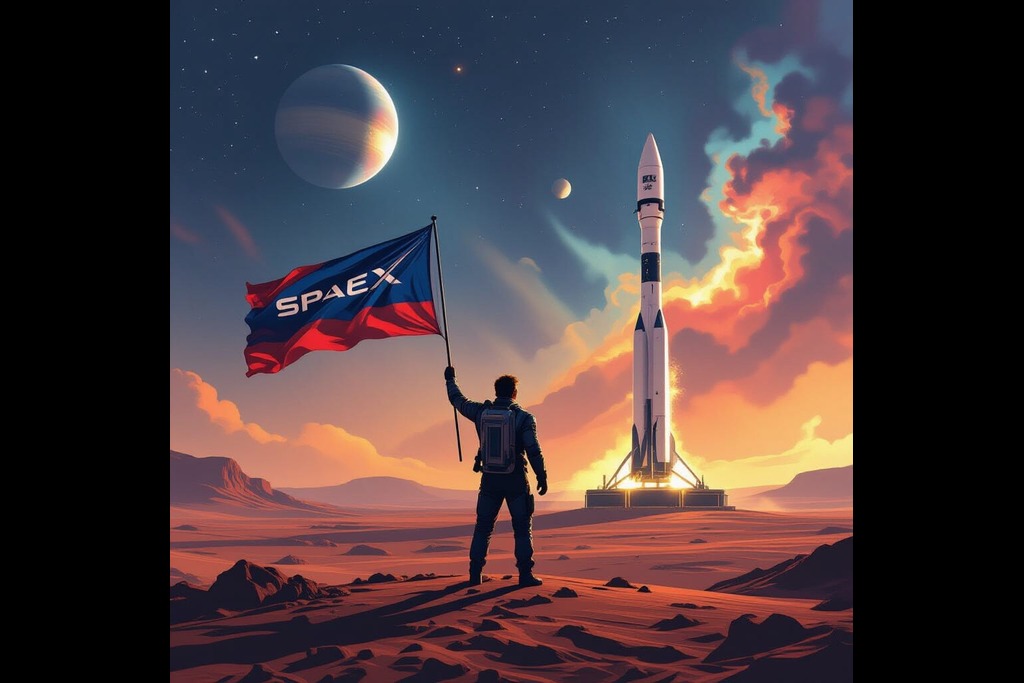 SpaceX is shifted some of its Bitcoin before the IPO.