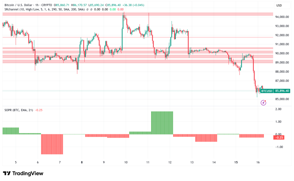 Bitcoin Struggles to Hold $85K as Whale Distribution Overwhelms Retail Buying Pressure