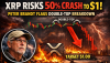 XRP Risks 50% Crash to $1 — Peter Brandt Flags Double-Top Breakdown