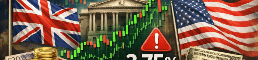 Image for GBP/USD Near 12-Week High as 3.75% BoE Rate Signals Caution, Dollar Slips