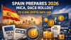 Spain Prepares 2026 MiCA, DAC8 Rollout to Close Crypto Data Gap