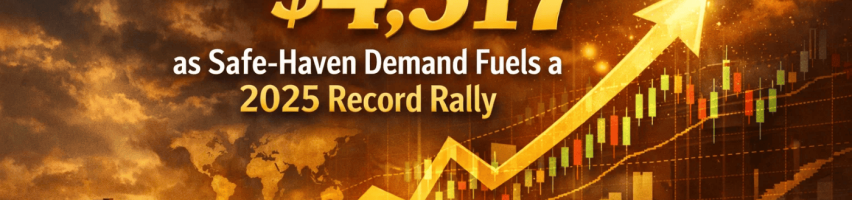 Image for Gold Price Forecast: Hits $4,517 as Safe-Haven Demand Fuels a 2025 Record Rally