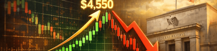 Image for Gold Price Forecast: $4,550 Pullback Sparks 2026 Rate-Cut Bets