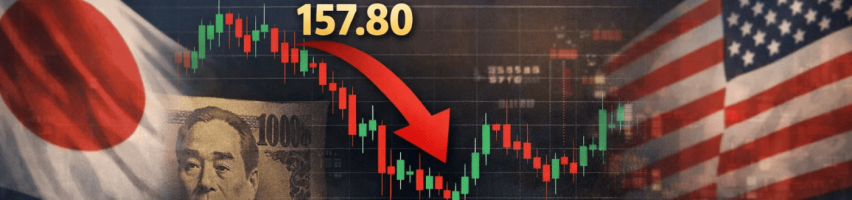 Image for USD/JPY Slides From 157.80 as BoJ Signals 2026 Hikes, Eyes 156 Pivot