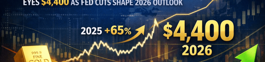 Image for Gold Price Forecast: XAU/USD Surges 65% in 2025, Eyes $4,400 as Fed Cuts Shape 2026 Outlook