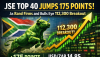 JSE Top 40 Jumps 175 Points as Rand Firms and Bulls Eye 112,300 Breakout