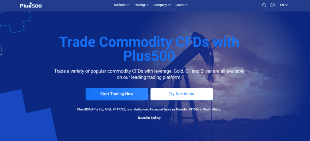 Markets available for Trade