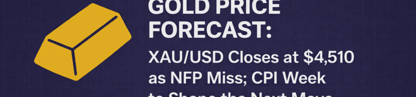 Image for Gold Price Forecast: XAU/USD Closes at $4,510 as NFP Miss; CPI Week to Shape the Next Move