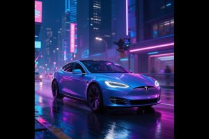 Tesla stock continues to climb in a sluggish market.