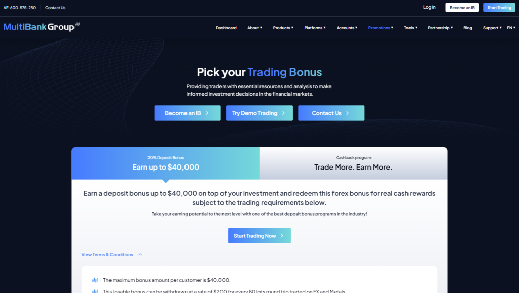 Bonus Offer and Promotions