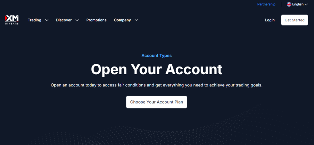 Minimum Deposit and Account Types
