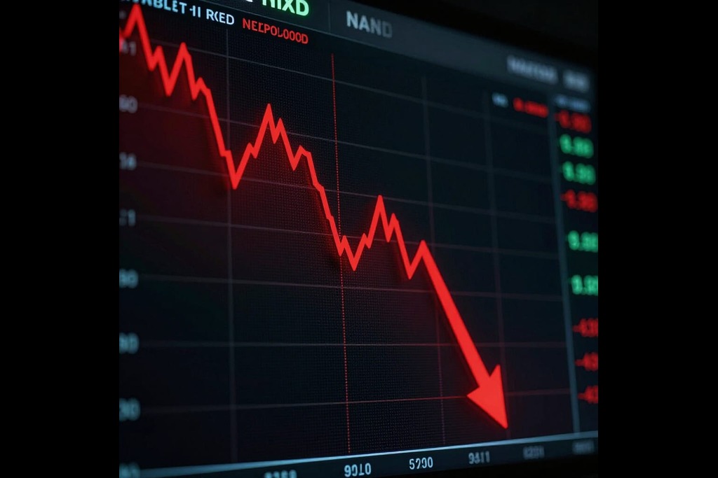 The Nasdaq declined on Tuesday and started to tick upward on Wednesday.