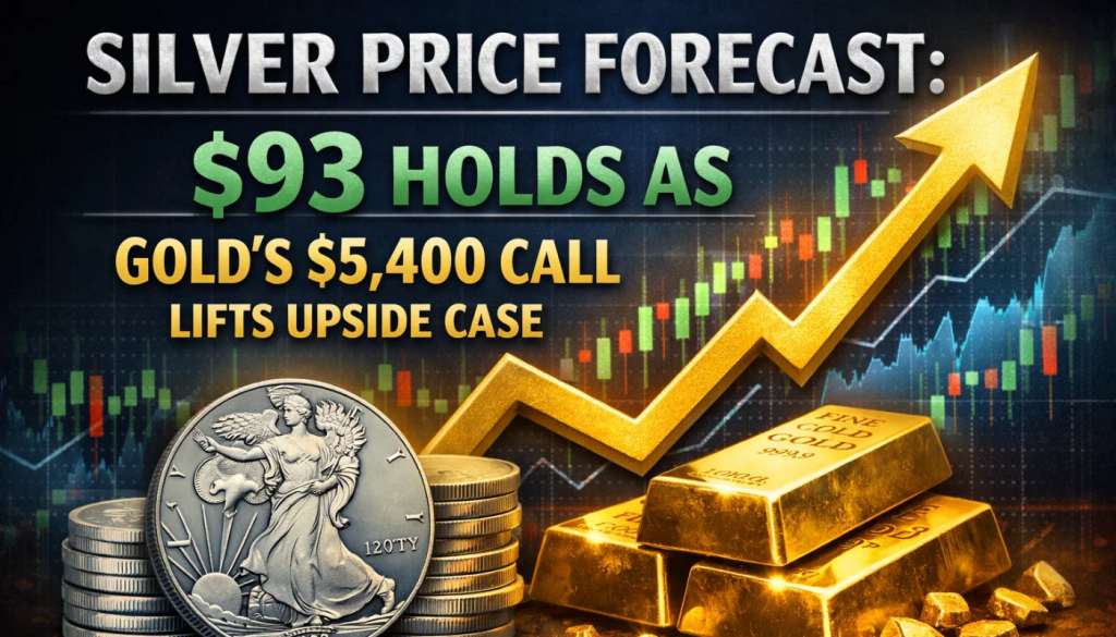 Silver Price Forecast: $93 Holds as Gold's $5,400 Call Lifts