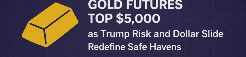 Image for Gold Tops $5,000 as Trump Risk and Dollar Slide Redefine Safe Havens; Price Forecast