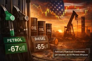 Petrol and Diesel Prices Set to Ease Despite Global Tensions