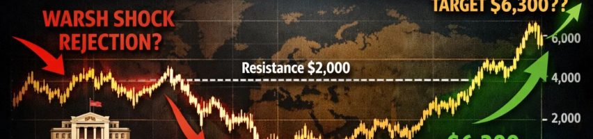 Image for Gold Price Forecast: The “Warsh Shock” Rejection or a $6,300 Accumulation Zone?