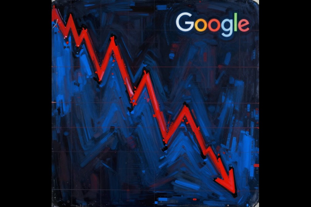 Google's stock is dropping as investors worry about the profits following a high capex outlook.