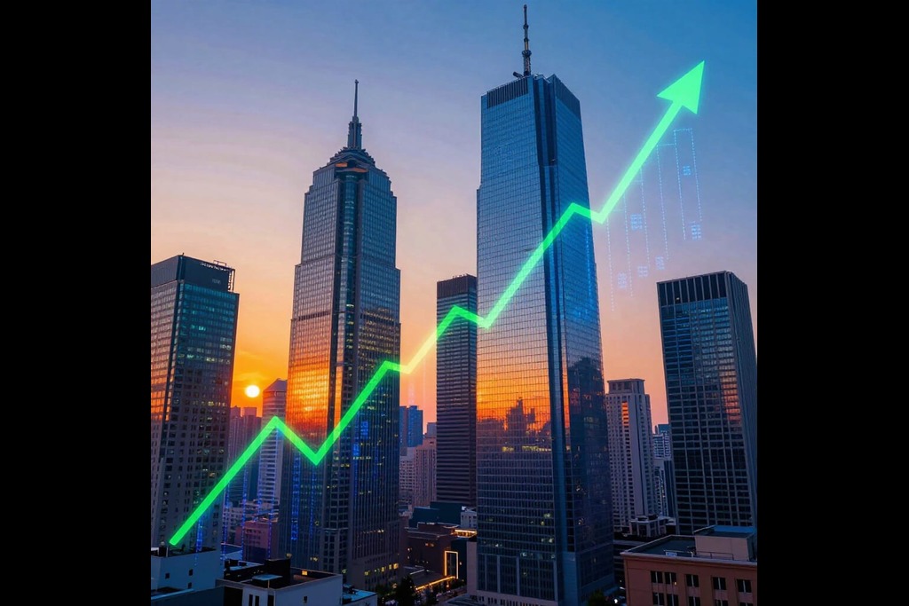 Stocks are climbing as earnings seasons reveals numerous high performers.