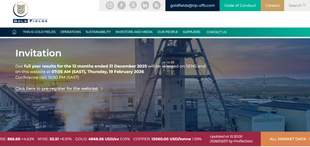 GoldFields GoldFields