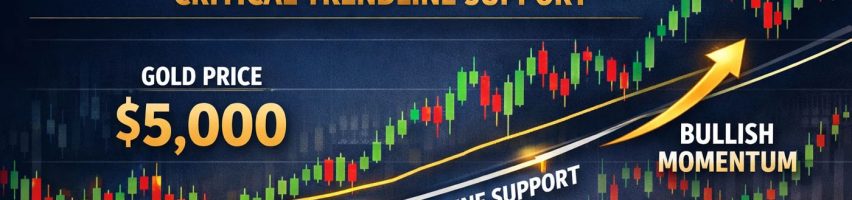 Image for Gold Market Update: $5,000 Level Holds as XAUUSD Tests Critical Trendline Support