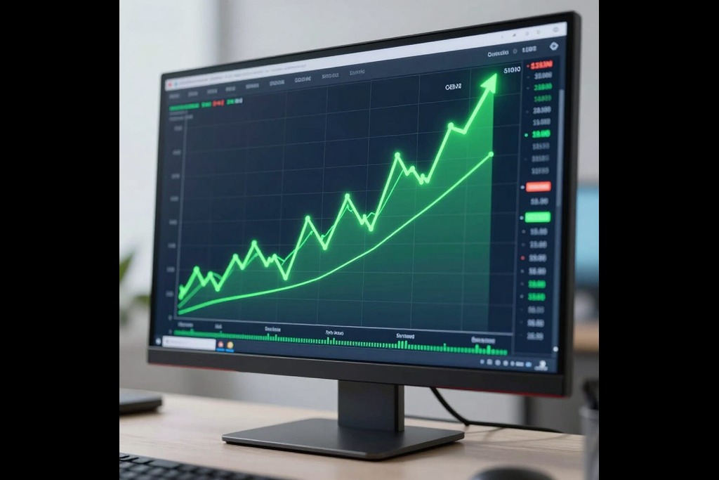 Technology stocks are climbing higher this month after strong quarterly earnings. 